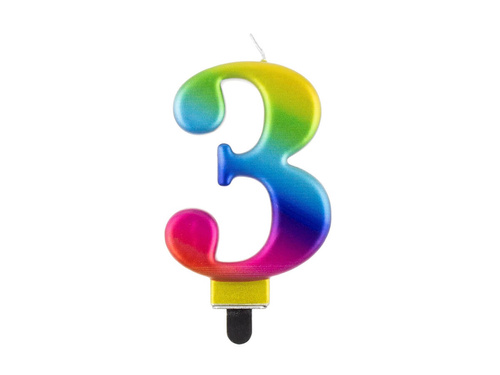 Galaxy număr lumânare - 3 - trei