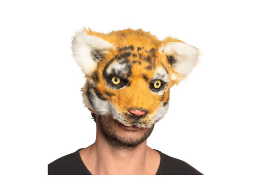 Mască de pluș tigru