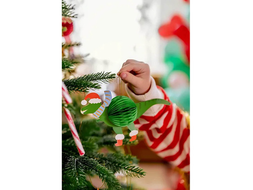 Set decorațiuni rozetă pentru pomul de Crăciun - 5 buc.