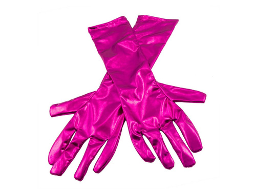 Mănuși de carnaval roz - 40 cm.