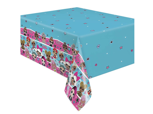 Pânză de masă pentru ziua de naștere LOL Surprise - 137 x 213 cm - 1 buc.