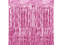 Perdea - perdea ușă roz metalic - 200 cm x 100 cm