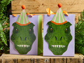 Pungi de hârtie Dinosaurs T-Rex - 5 buc.
