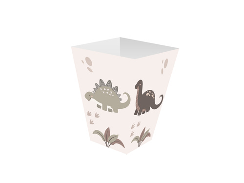 Cutii de popcorn Dinozauri - 6 buc.