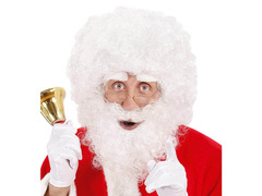 Peruca Moș Crăciun cu barbă - 1 buc.