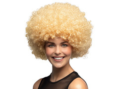 Peruca Afro blondă - 1 buc.