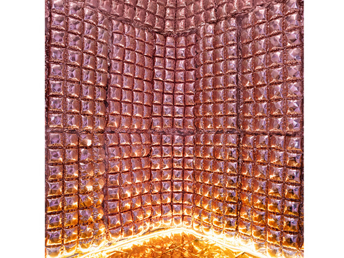 Perdea balon folie roz auriu - 55 x 110 cm - 1 buc.