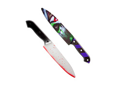 Cuțit de jucărie clovn rău - 31 cm