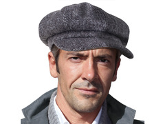 Beretă englezească gri - 1 buc.