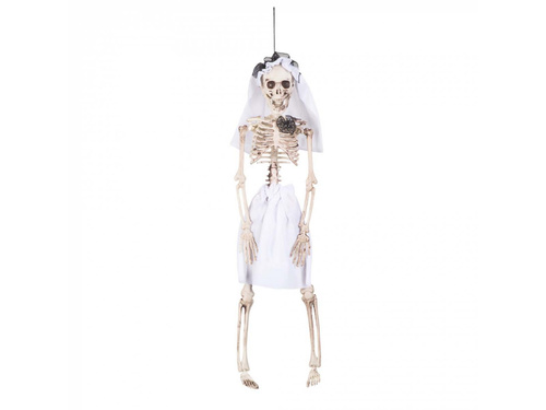 Skeleton Mireasa agățat decor - 40 cm - 1 buc.