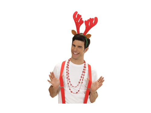 Coarne de ren cu clopoței și urechi