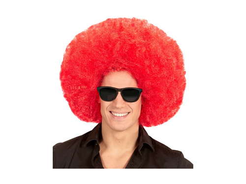 Peruca afro roșie de calitate mare