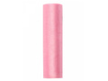 Organza simplu roz deschis - 16 cm x 9 metri