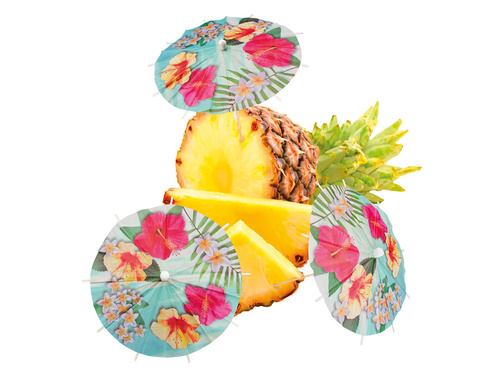 Umbrele de băut din hârtie Paradise - 18 cm - 6 buc.