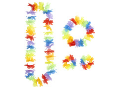 Set - set hawaiian colorat - 4 piese