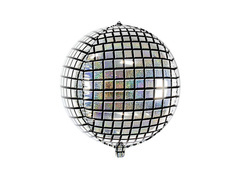 Balon disco cu folie - 40 cm - 1 buc.