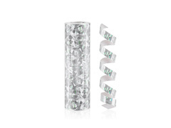 Serpentină holografică - argintiu - 18 buc.