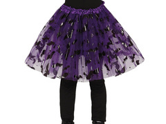 Fustă mov cu lilieci - 30 cm - 1 buc.