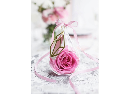 Panglică de satin, roz deschis, 6 mm / 25 m, 1 buc.