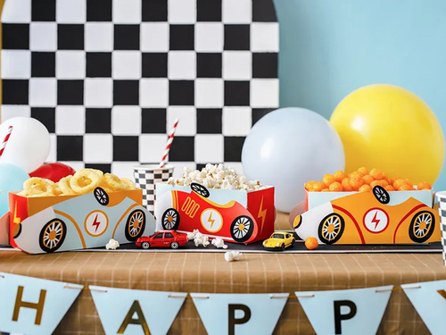 Cutii pentru popcorn Cars - 3 buc.