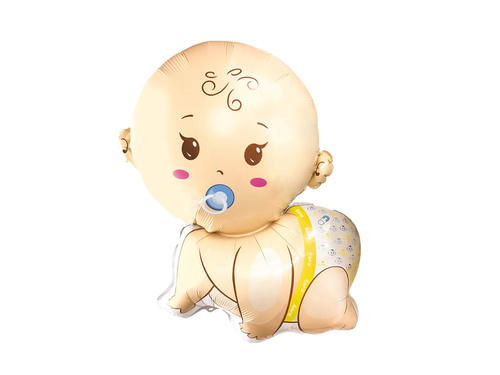 Balon din folie Baby boy - 77 x 65 cm - 1 buc.