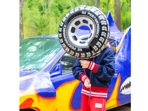 Racing Car Wheel balon de folie - 68x75 cm - 1 buc.