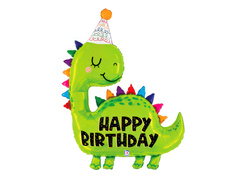Balon cu folie aniversare Dinosaur - 71x92 cm - 1 buc.