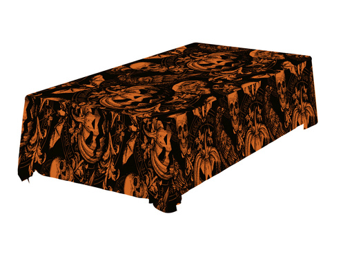 Față de masă dovleac bântuit - 137 x 274 cm - 1 buc.