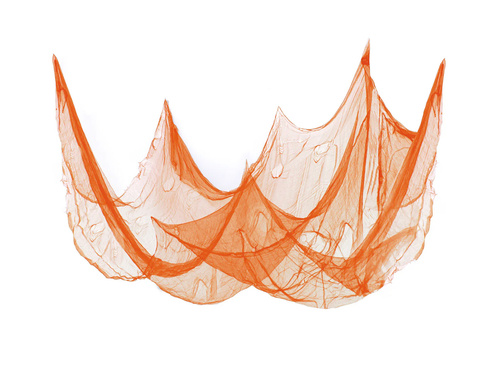 Plasă de Halloween portocalie - 76 x 300 cm - 1 buc.