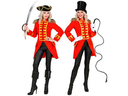 Costum în roșu, frac de paradă