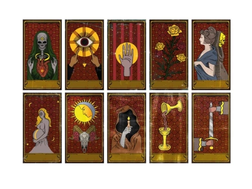 Cărți Voodoo - 10 buc.