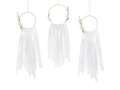 Set de Dreamcatchers din rattan alb - 3 buc.