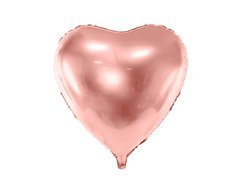 Balon din folie Inimă roz auriu - 73 cm - 1 buc.