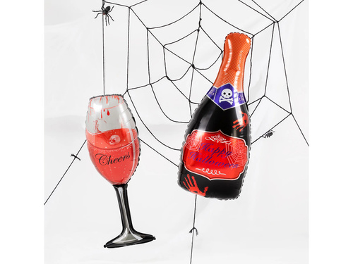 Balon din folie de sticlă Halloween fericit - 99 x 48 cm - 1 buc.