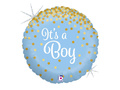 It's a Boy balon albastru din folie - 46 cm - 1 buc.