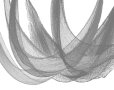 Plasă de Halloween gri - 76 x 300 cm - 1 buc.