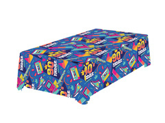 90's Forever față de masă din hârtie - 137 x 274 cm - 1 buc.