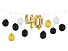 Set baloane aniversare 40 de ani - 1 set