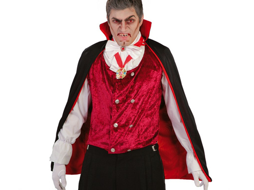 Costum mantie vampir negru