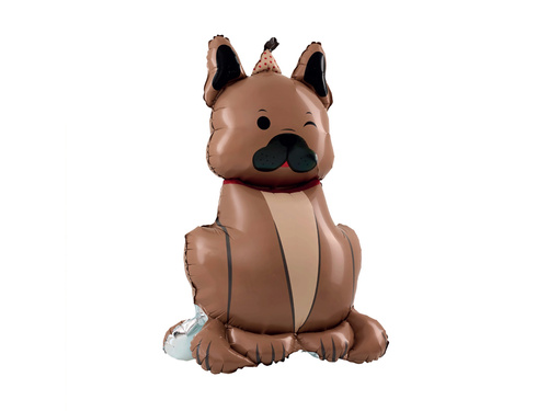Balon folie în picioare câine Bulldog- 60x98 cm - 1 buc.