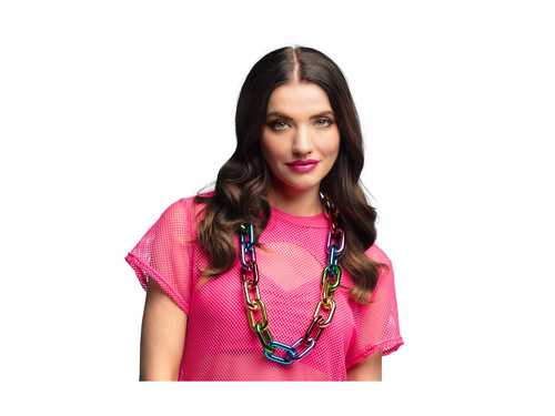 Colier cu lanț curcubeu