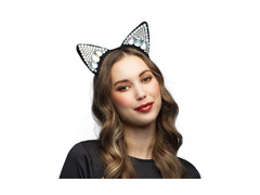 Bentiță pisică cu diamant