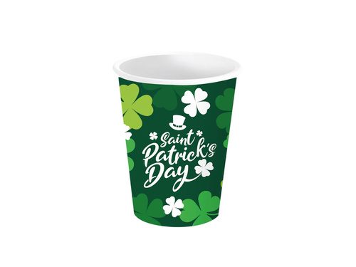 Pahare de Ziua Sfântului Patrick - 240 ml - 6 buc.
