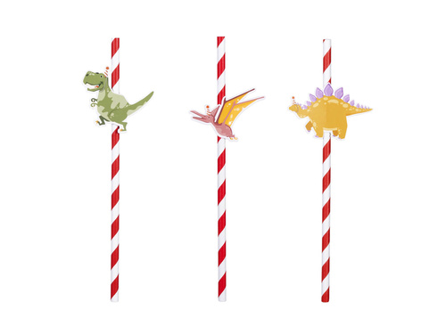 Paie de hârtie Dino Party - 20 cm - 6 buc.