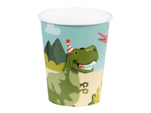 Cupe Dino Party Birthday - 210 ml - 10 buc.