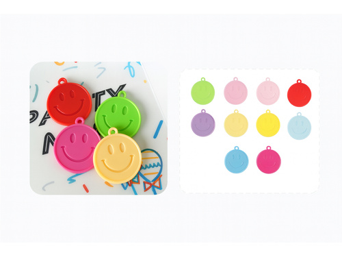 Greutăți pentru baloane Smiley - 4 buc.