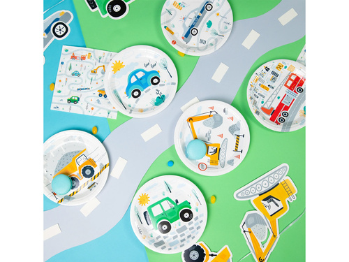 Farfurii aniversare Cars - 18 cm - 6 buc.