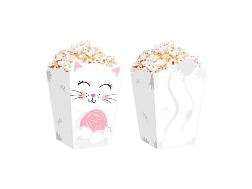 Cutii de popcorn pentru pisici - 6 buc.