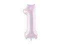 Balon din folie violet numărul 1 - 72 cm - 1 buc.