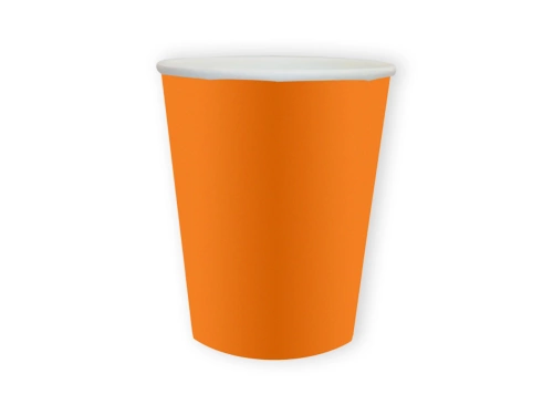 Veselă de unică folosință portocalie - 24 buc.